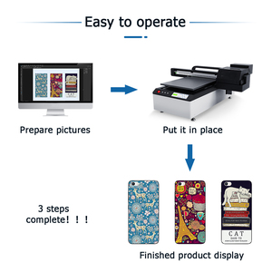 Inkjet Printers Uv 60x90 Printer Flatbed & Bottle UV Printer <b>Printing</b> <b>Machine</b> for Wood Acrylic Phone Case - Product Image 4