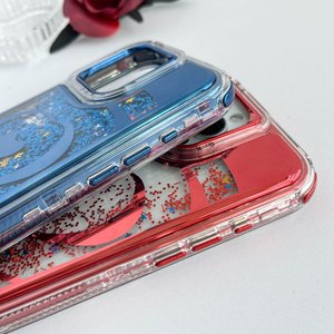 Trái Tim Long Lanh Tình Yêu Sang Trọng Từ TPU Mềm Chống Sốc Thiết Kế Mới Gương Kim Cương 3D Mạ Điện Bling Điện Thoại Di Động Trường Hợp - Product Image 6