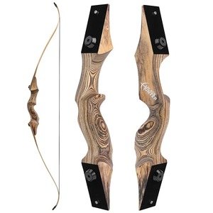 Black Hunter Traditionele Recurve Boogset RH/LH - 60" 20-60LBS, Bamboe Core <span class=keywords><strong>Limbs</strong></span> Boogschieten voor Schieten en Jagen - Product Image 3