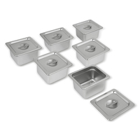 Bain-marie électrique en acier inoxydable 20L 1/6 pour buffet, équipement de maintien au chaud certifié CE, température manuelle