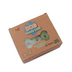 ถุงเก็บมูลสุนัขแบบม้วนต่อเนื่อง พิมพ์ลาย พกพาสะดวก หนาขึ้น ย่อยสลายได้ทางชีวภาพ ขายส่งแบบแพ็คคอมโบ - Product Image 5