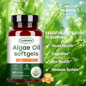 Kapsul Lunak Minyak Alga Nabati Suplemen Omega 3 Minyak Alga Softgel Nabati <span class=keywords><strong>DHA</strong></span> EPA Suplemen Harian Nabati - Product Image 3