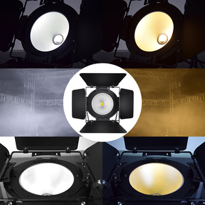 Đèn sân khấu chuyên nghiệp COB <span class=keywords><strong>Par</strong></span> 100W/150W/200W <span class=keywords><strong>LED</strong></span> di động 250W/260W, thân nhôm, ánh sáng trắng ấm, điều khiển DMX512 - Product Image 4