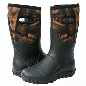 Bottes <span class=keywords><strong>de</strong></span> pluie <span class=keywords><strong>en</strong></span> <span class=keywords><strong>néoprène</strong></span> PVC imprimées pour hommes, <span class=keywords><strong>en</strong></span> stock - Product Image 2