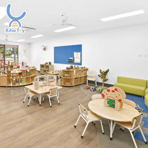 เฟอร์นิเจอร์ห้องเรียนอนุบาลมอนเตสซอรี่สมัยใหม่ อุปกรณ์ไม้สำหรับเด็กก่อนวัยเรียน สำหรับห้องเรียนระดับ<span class=keywords><strong>ประถม</strong></span>ศึกษา ศูนย์ดูแลเด็กเล็ก และสถานรับเลี้ยงเด็ก - Product Image 1