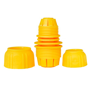 Connecteur de réparation de tuyau en plastique jaune Guoma Ruixiang, fileté de 6 à 1 pouce, pour la fixation des tuyaux d'arrosage de jardin - Product Image 1