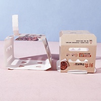 Boîte d'emballage personnalisée en papier pliable FSC RoHS CMYK avec bande de fixation pour conteneur