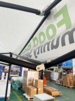 Tente de réception pliable robuste et personnalisée avec parois latérales, pour événements sportifs en plein air, promotions et salons professionnels