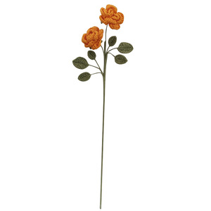 DREA Ramo de <span class=keywords><strong>Flores</strong></span> de Ganchillo Tejidas a Mano Premium, Tipo Trompeta, de Algodón Lavable para Decoración del Hogar y Bodas - Product Image 6