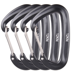 Aluminum Alloy Carabiner A1603U D Shape Connecting And <b>Securing</b> <b>Equipment</b> For Climbing And Outdoor Use - Product Image 4