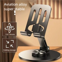 Support de téléphone magnétique flexible rotatif à 720°, multifonctionnel, étanche, haut de gamme, universel, en métal, réglable pour bureau