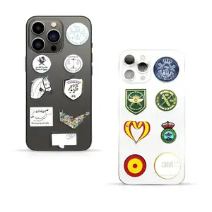 Kerajinan Logam UEA Oman stiker logam lencana dekorasi ponsel Lapel Pin stiker bros untuk casing ponsel