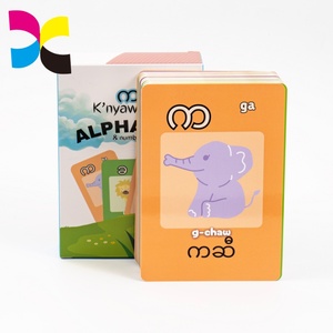 Cartes de jeu éducatives pour enfants en matériaux écologiques personnalisés et design de cartes imperméables avec pelliculage brillant - Product Image 4