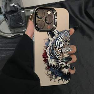Cartoon <span class=keywords><strong>Tiger</strong></span> Muster Laser druck <span class=keywords><strong>Hard</strong></span> PC TPU Handy-Hülle für Iphone X Xr Xs Max 11 12 13 14 15 16 17 Air Pro max - Product Image 5