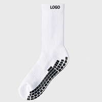 Chaussettes de football personnalisées en coton respirant, antidérapantes, absorbant la transpiration, haute performance, pour l'entraînement et les sports de plein air