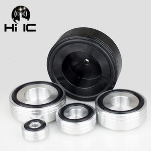Amplificateur de haut-parleur Audio <span class=keywords><strong>HIFI</strong></span>, lecteur CD, alliage d'aluminium/caoutchouc amortisseur de choc, tampons de pieds, support de Vibration, pointes d'isolation, 4 pièces - Product Image 2