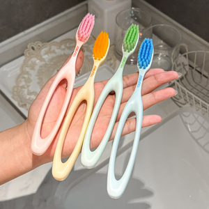 YOUNGELF <span class=keywords><strong>Brosse</strong></span> <span class=keywords><strong>à</strong></span> dents <span class=keywords><strong>pour</strong></span> adulte <span class=keywords><strong>à</strong></span> poignée large en nylon souple, poils haute densité, OEM/ODM, Commerce extérieur - Product Image 4