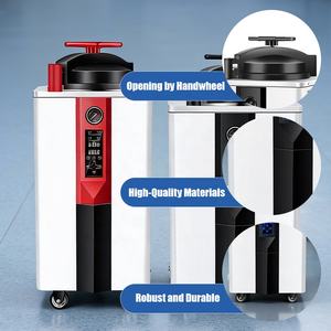 Nuevo <span class=keywords><strong>Autoclave</strong></span> de Laboratorio de 35L-200L con Manivela, Olla de Esterilización de Alta Presión 35SR, Esterilizador Eléctrico a Vapor para Laboratorio - Product Image 6