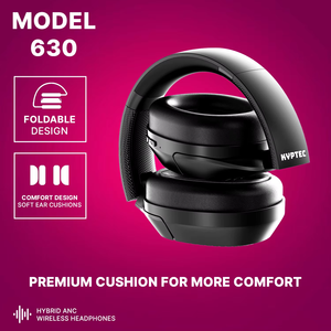 Casque sans fil KYPTEC 630 hybride ANC à réduction de bruit active, longue autonomie, son premium, ajustement confortable, design élégant - Product Image 4