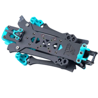 Nouveau drone pliable FPV de 5 pouces avec cadre en fibre de carbone et matériau PC de remplacement pour la prise de vue extérieure et l'utilisation RC V2