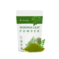 Esurey Supply Label pribadi daun Moringa murni serbuk daun Moringa