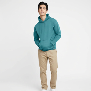 Men's Half <b>Zip</b> <b>Hooded</b> Sweatshirt-Velour Spandex/Cotton Oversized Fit Streetwear Vintage Design Winter Warm Comfortable - Product Image 1
