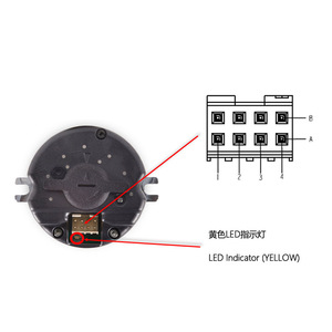 Encodeur absolu optoélectronique Hengstler AC58/0012E5.41PGB RS485 à montage sur panneau pour détection de position industrielle - Product Image 1