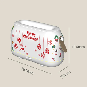 Décorations d'ambiance de Noël Effet de flamme Humidificateur muet Huile Essentielle Diffuseur d'arôme de Noël Addible - Product Image 5