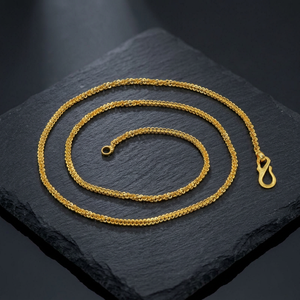 Wholesale 14K 18K 24K Micro Gold Plated Beaded <b>Chain</b> Necklaces, Modern <b>Chain</b> Design, Fashion <b>Chains</b> Necklaces, Brass Gold <b>Chain</b> - Product Image 1