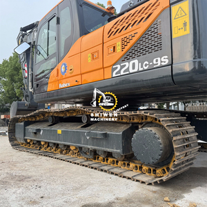 Excavadoras Usadas HYUNDAI 220LC-9S con Orugas Nuevas, Excavadora de Segunda Mano Original de Corea, Maquinaria de Construcción HYUNDAI 220 225 215 - Product Image 5