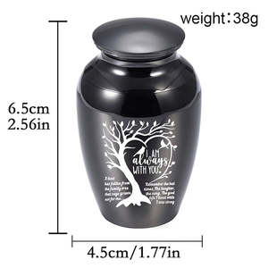 Small Tree of Life Urn for Human <b>Ashes</b> Decorative Storage Box Memorial <b>Keepsake</b> for Cremation <b>Ashes</b> - Product Image 2