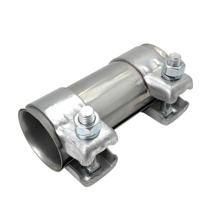 Nouveau menuisier d'adaptateur de Tube à <span class=keywords><strong>Double</strong></span> pince d'identification en acier inoxydable de 1.75 pouces pour <span class=keywords><strong>tuyau</strong></span> d'échappement manchon de longueur de 125mm - Product Image 3
