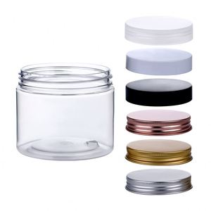 บรรจุภัณฑ์เครื่องสำอาง 30 มล. 50 มล. 100 มล. 120 มล. 200 มล. 250 มล. 500 มล. ขวดพลาสติก PET สีเหลืองอำพัน/ใส ฝาเกลียวสีทอง/เงิน/ดำ ป้องกันรังสียูวี/เคลือบเงา - Product Image 1