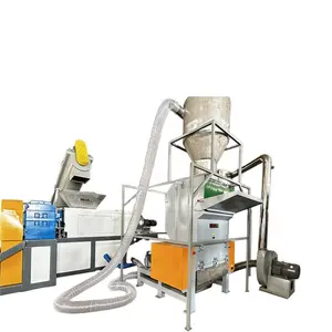 plastic bottle washing pp pe agricultural film crushing washing squeezing recycling line