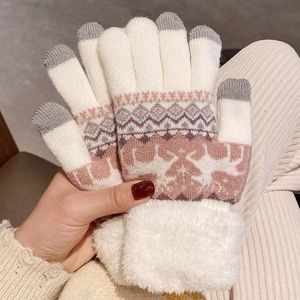 Guantes de Invierno para Mujer, Tejidos de Felpa, Cálidos, Gruesos, para Exteriores - Product Image 4