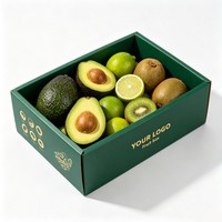 Boîte d'emballage personnalisée pour légumes frais, boîte en carton ondulé pour tomates, oranges, pommes, fruits de ferme frais, boîte en papier pour expédition