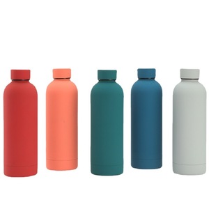 Bouteille d'eau sport isotherme double paroi style américain, en acier inoxydable dépoli, portable pour les voyages et activités de plein air - Product Image 6