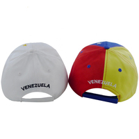 Gorra de Béisbol de Venezuela, Bordado 3D de Alta Calidad, Escudo con Estrellas, Gorra Deportiva de Algodón de Lujo para Eventos, Gorras Personalizadas de Diseño, Color Granate