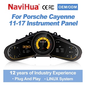 New 12.3" LCD Dashboard <b>Speedometer</b> Tachometer Ghost ScreenCar Digital Cluster Instrument Auto <b>for</b> Porsche Cayenne 2011-2017 - Product Image 2