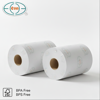 Papier thermique pour impression sécurisée_2 1/4" × 50 Rouleaux de papier thermique pour reçus de caisse POS, sans BPA ni BPS