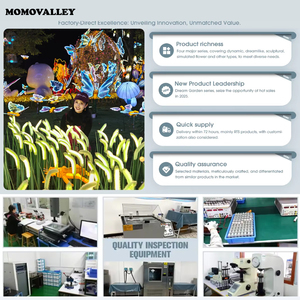 Suministros para el Festival de Iluminación Momovalley de Zhongshan, Oveja Decorativa de Tamaño Real, Luces Decorativas con Motivos, Estatua de Oveja de Fibra de Vidrio - Product Image 6