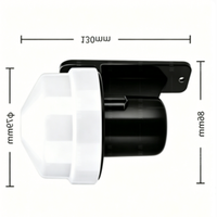 Capteur de Jour/Nuit à Cellule Photoélectrique IP65 15A 110-240VAC 50/60Hz 5-50LUX Réglable pour le Contrôle de l'Éclairage Public Extérieur