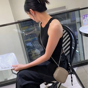 Gran oferta, de cuero bolso cruzado Mini genuino, bolso de almacenamiento pequeño a la moda para mujer, monedero con lápiz labial, monedero - Product Image 1