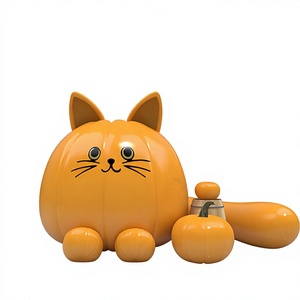 Grande sculpture de citrouille pour hôtels, thèmes Halloween et Noël, artisanat en résine de fibre de verre - Product Image 1