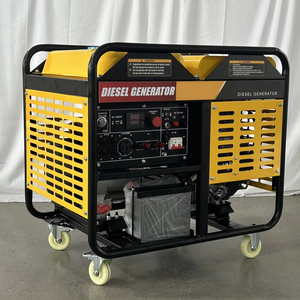 Groupe électrogène diesel silencieux 12KW 12KVA 50/60Hz automatique 110V-480V pour alimentation de secours domestique, avec ATS et bobinage en cuivre, châssis ouvert - Product Image 4