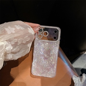 Coque de téléphone de luxe pour filles et femmes, de haute qualité, avec diamants brillants, pour iPhone 17 Pro Max Air - Product Image 6