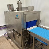 Ligne de conditionnement sous vide, de rétraction et de séchage à l'air pour viande de porc et de bœuf fraîche pour usine de transformation de la viande