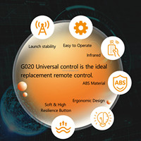 Télécommande universelle compatible avec 8 appareils, télécommande TV universelle pour toutes les marques de téléviseurs, avec CE/ROHS, configuration facile