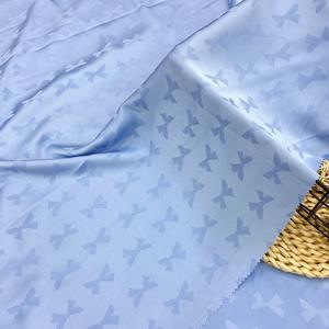 提花缎面奢华睡衣面料女装眼罩有机弹力涤纶氨纶婚礼编织图案 - Product Image 1