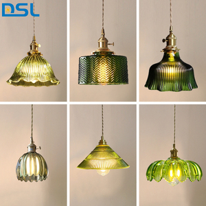Luci a sospensione a LED moderne per soggiorno camera da letto cucina sala da pranzo illuminazione casa vetro verde scuro lampade a sospensione - Product Image 6